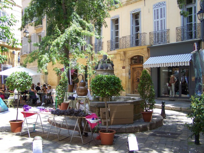 Piazza romantica.