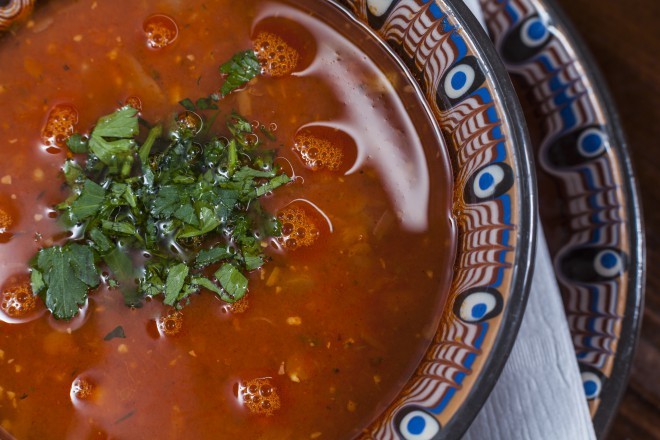 Traditional Balkan dishes include goulash.