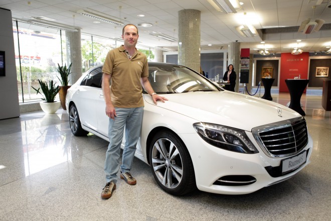 Robert Lešnik and S class photo: mediaspeed