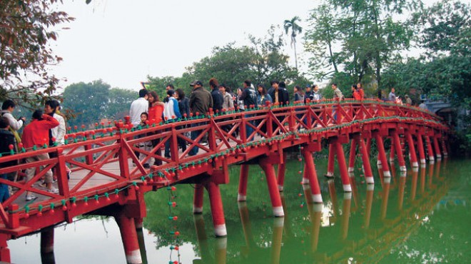 Red bridge