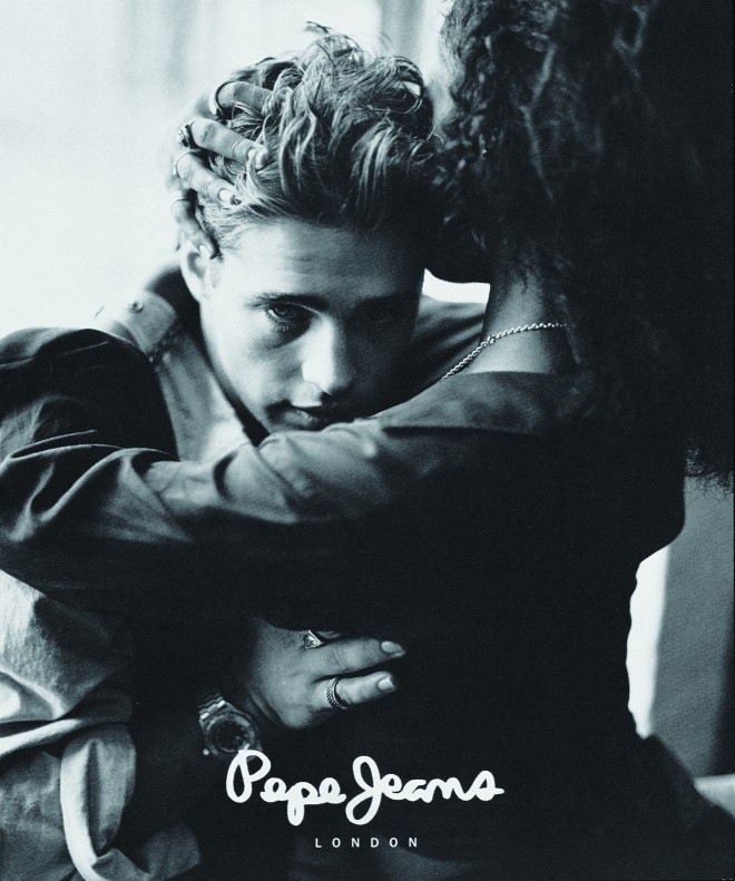 Jason Priestley för Pepe Jeans höst/vinter 1993/94.