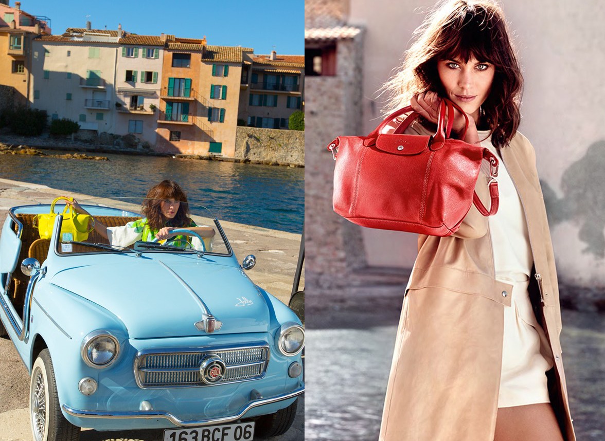 Alexa Chung za Longchamps