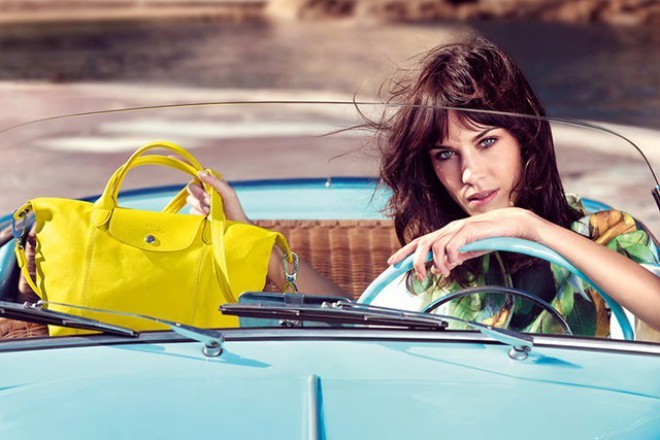 Alexa Chung za Longchamps.