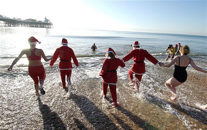 Christmas diving