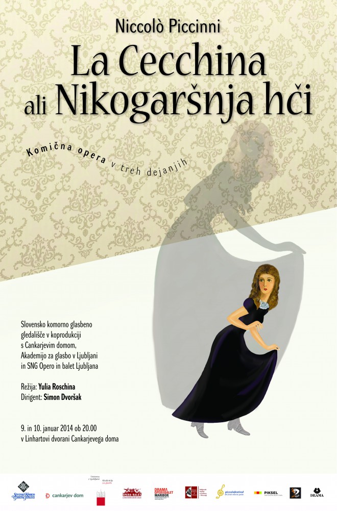 Premierno v pričetku januarja, v režiji Yulie Roschina, pod dirigentsko taktirko Simona Dvoršaka in s Komornim orkestrom Akademije za glasbo.