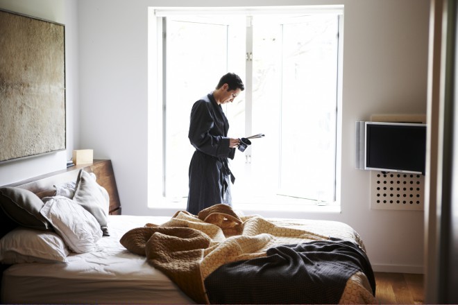 Vi glemmer i hvert fall sosiale medier og e-post om morgenen. Foto: ThinkStock