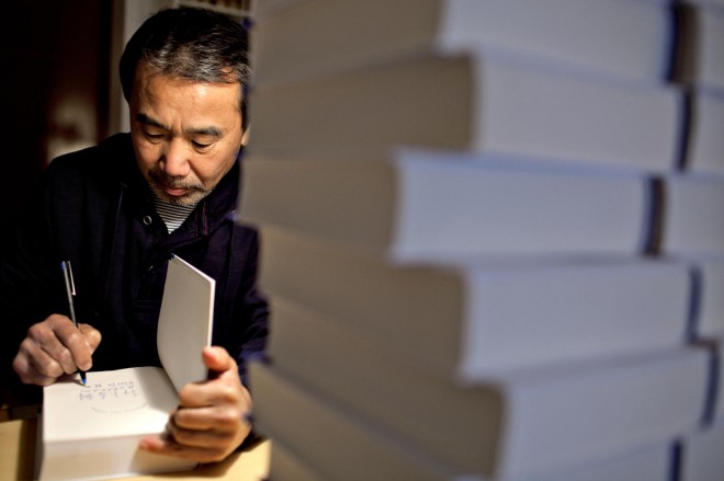 Murakami worked as a record seller and owned a jazz cafe.