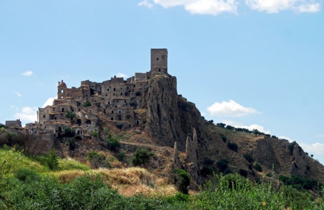 Craco, Italien.