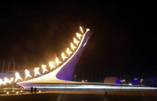 Prižig olimpijskega ognja.