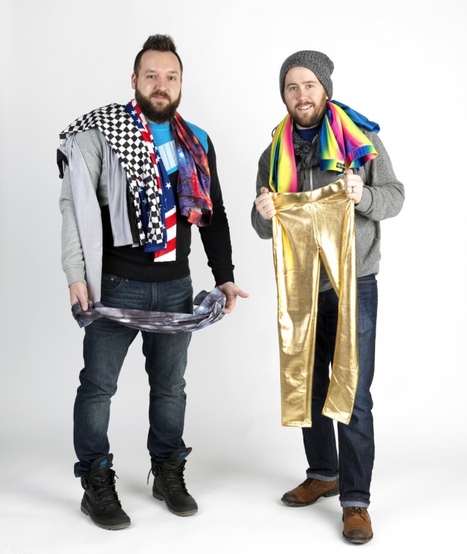 Adam Freck und Andrew Volk sind diejenigen, die den Namen „Meggings“ dem auffälligen Modehit weiter festigten. Foto: isatrends.at
