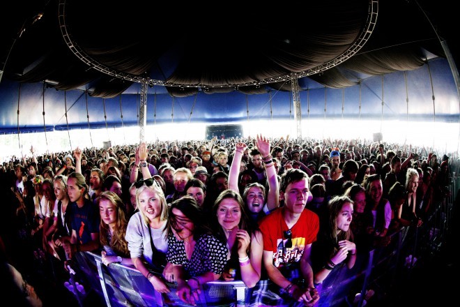 Roskilde festival, Danska. Foto: Jacob Dinesen