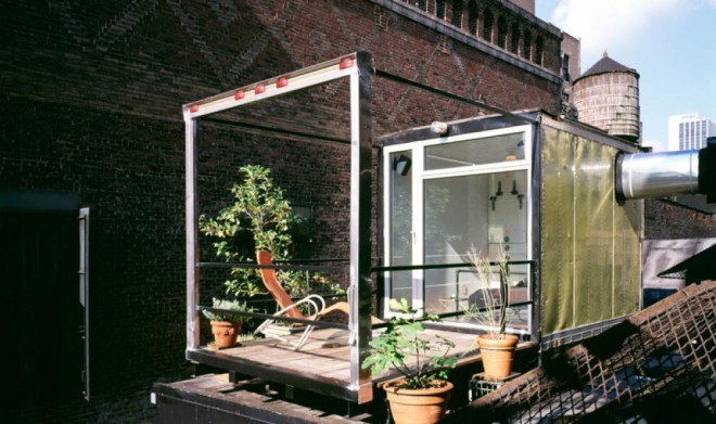 Ook een bestaand appartement kunnen wij uitbreiden met een container. Foto: Paul Warchol