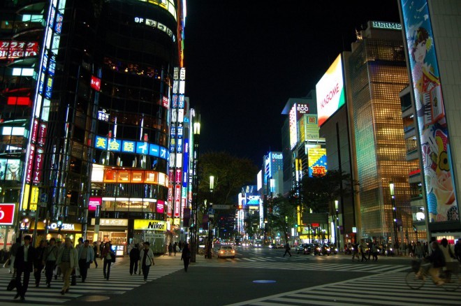 Ginza, Tokio. Foto: youinjapan.net