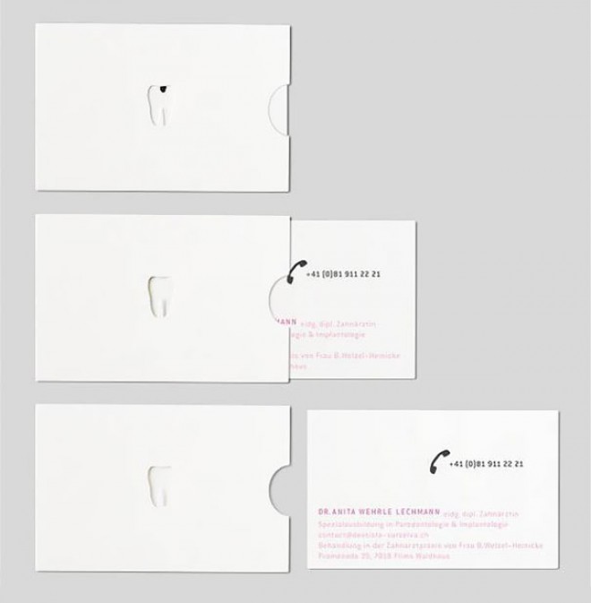 Tarjeta de presentación - dentista