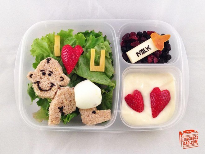 I love You... Cute Caption Photo: lunchboxdad.com