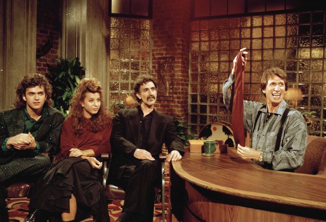Zappa z otroci v eni od pogovornih oddaj  Foto: Mediainfo