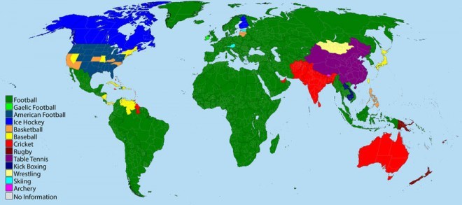 Deportes más populares por país