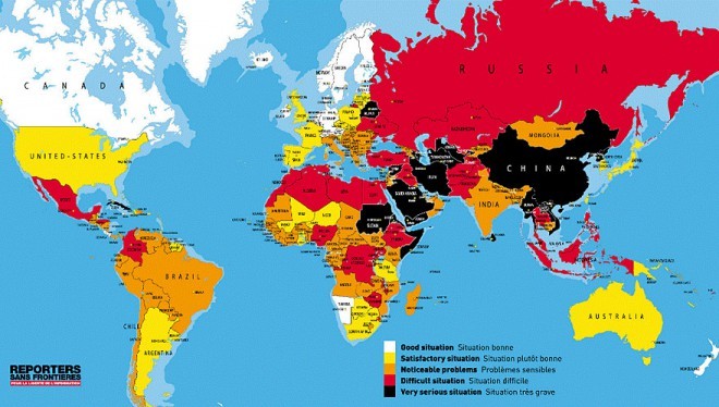 Grado de libertad periodística