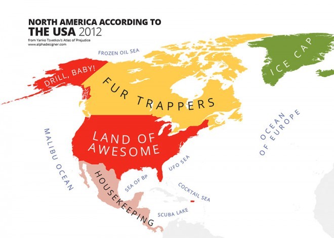 Cómo los Estados Unidos ven a América del Norte