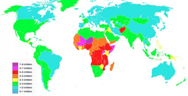 El mundo según la fecundidad