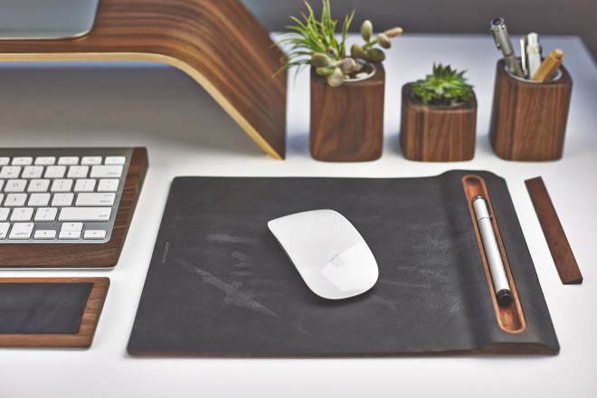 The mouse pad also has a stylus slot.