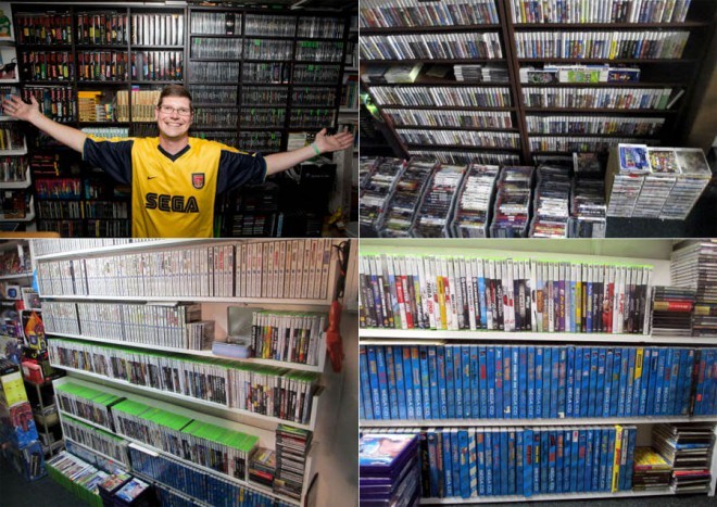 A library of games.