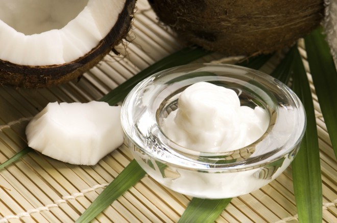 Noix de coco et huile de noix de coco