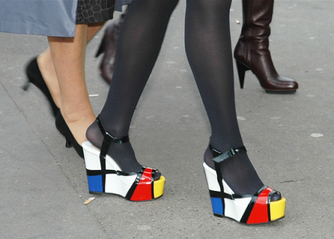 Sandalias con un estampado inconfundible. 