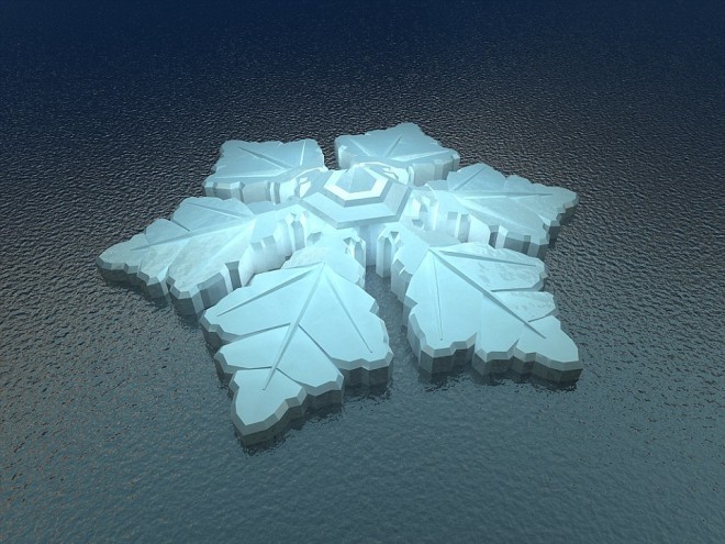 The roof of the hotel will be made of glass: so you will be able to observe the northern lights right from your room.