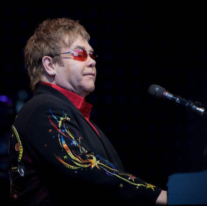 Il musicista John Elton.