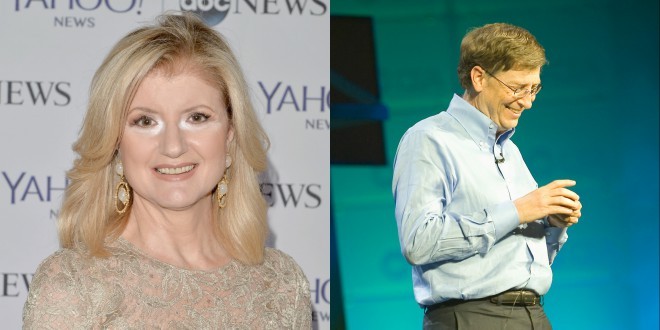 Arianna Huffington in Bill Gates pred spanjem vedno bereta.