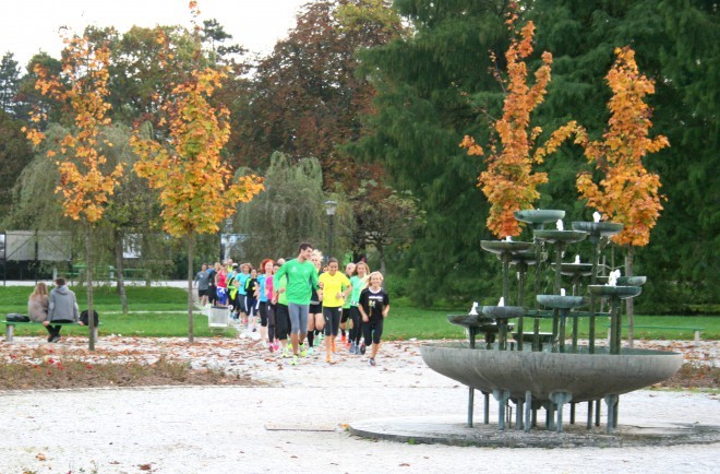 Salomon CITYTRAIL™ running meetings in Ljubljana.