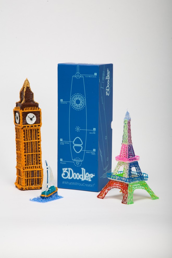 Mit dem 3Doodler 3D-Stift können Sie unzählige Formen und Objekte erstellen.