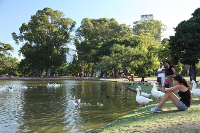 Et rolig hjørne av Palermo i Buenos Aires.