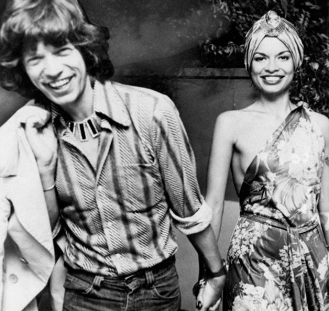 Bianca and Mick Jagger