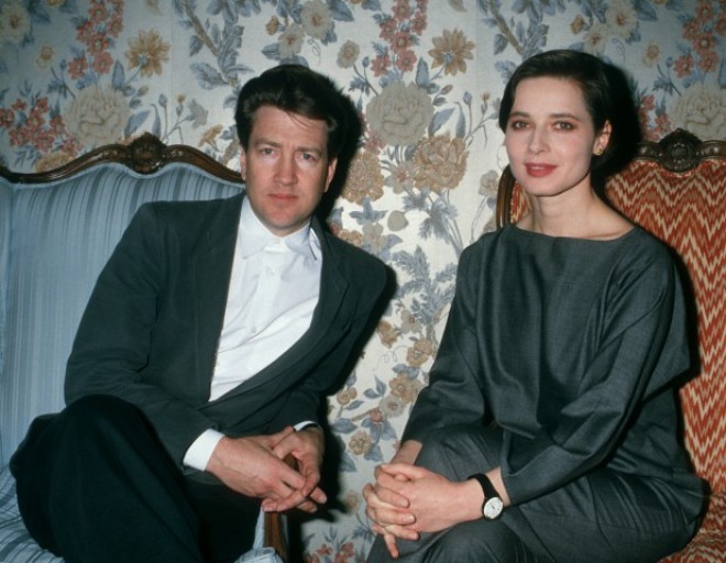 David Lynch and Isabella Rossellini