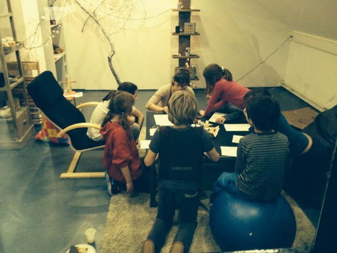 Children's workshops. Photo: Martin Lunder