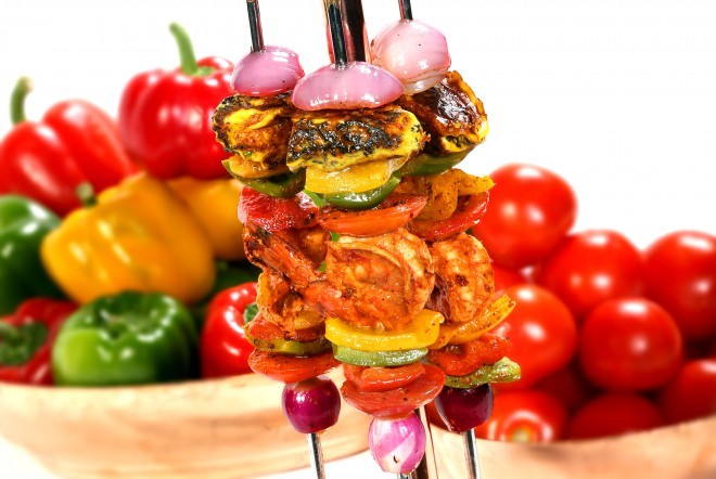 King Prawn Skewers