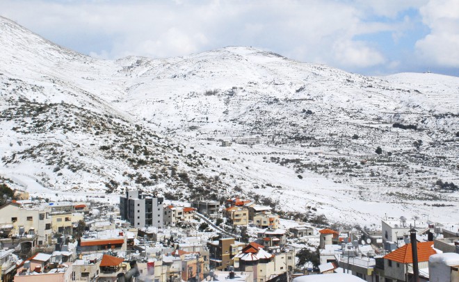 Vista del Monte Hermón en Israel.