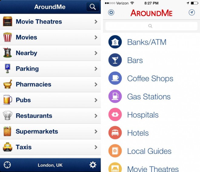 Aplikacija AroundMe