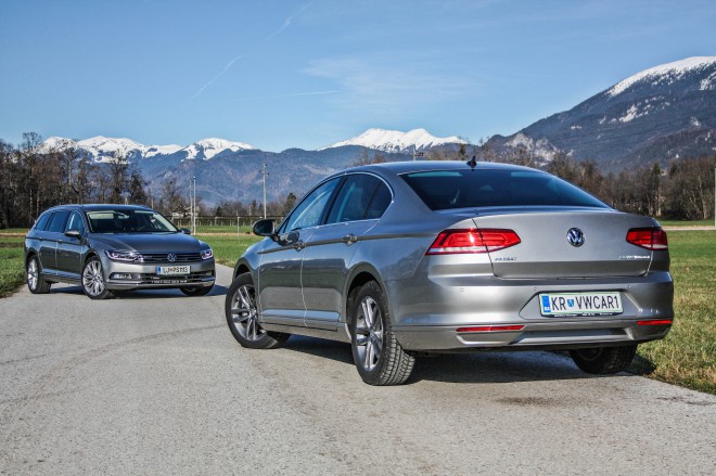 A versão station wagon do Passat é mais popular em nosso país. Mas o sedã também é extremamente consistente. 