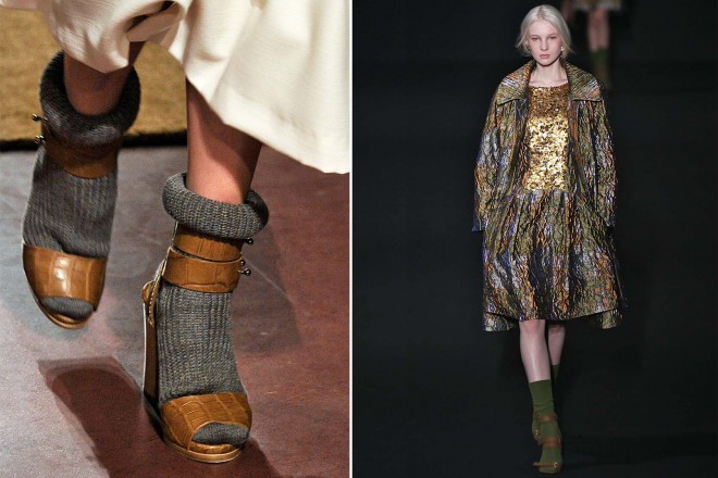 Put on a pair of knitted socks and forget about layering your clothes to keep warm.
