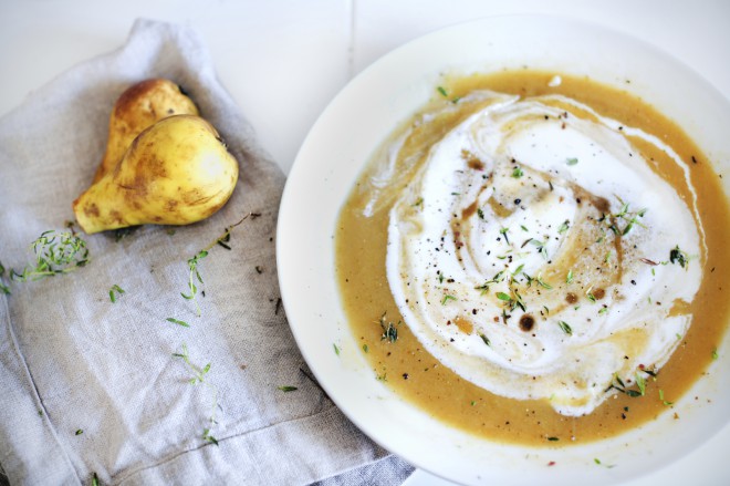 Soupe épaisse de patates douces