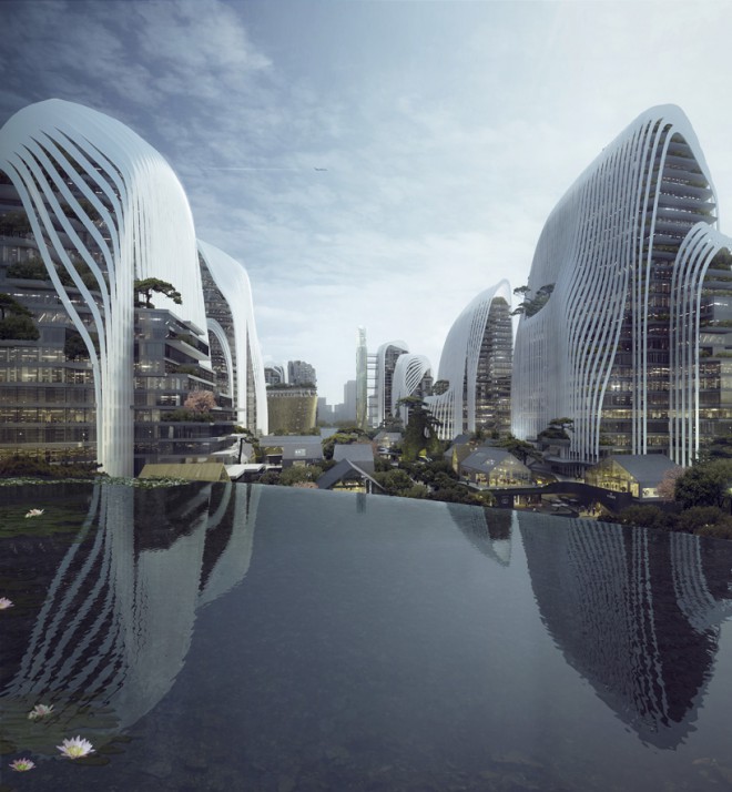 Nanjing Zendai Himalayas center arhitektov MAD. 