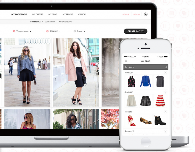 ClosetSpace organiserer automatisk en møbelstil som matcher vår personlige stil og er også forberedt for været der du befinner deg. 