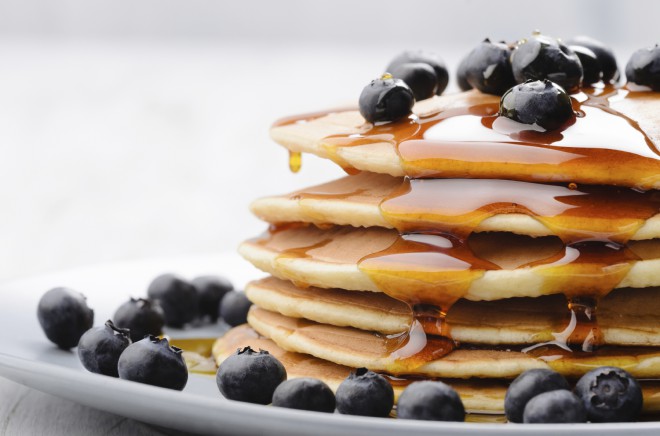 Pancakes for breakfast
