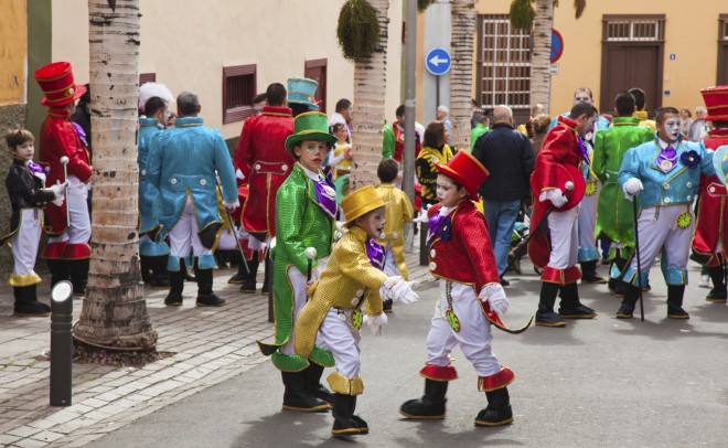 Participation in the carnival in the city of Santa Cruz de Tenerife begins in early childhood.