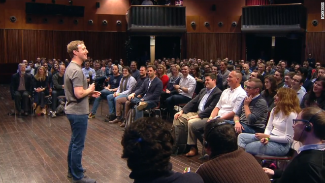 Mark Zuckerberg n'engage que quelqu'un pour qui il travaillerait.
