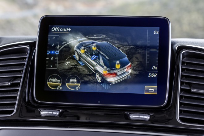 Terénní nebo „off road“ paket bude obsahovat také vzduchové odpružení a řadu výkonnostních programů, které dokážou z GLE udělat opravdového kopcového jezdce. I když do horšího „rokle“ ho zavedete jen s těžkým srdcem.