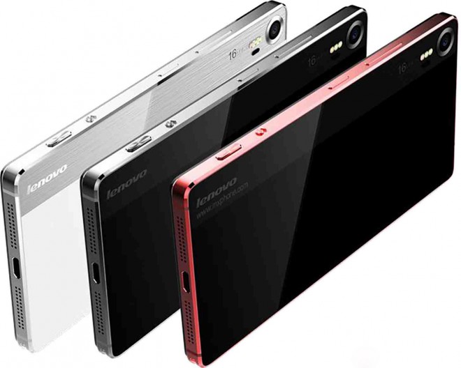 Lenovo VIBE Shot pride v treh barvah.